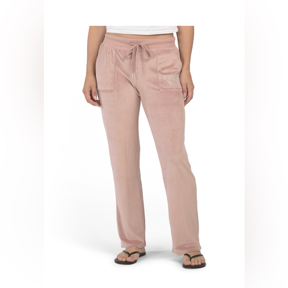 Juicy Couture Blush Velour Joggers